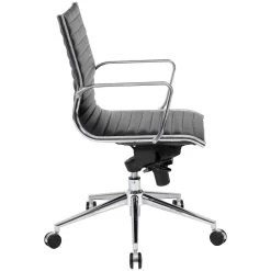 Abbey Medium Back Leather Office Chairs 18 Abbey Medium Back Leather Office Chairs -Home-Furniture 072223