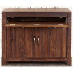 Fernhurst Solid Walnut Hidden Home Office Desk -Home-Furniture 072979