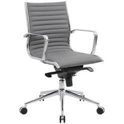 Abbey Medium Back Leather Office Chairs 14 Abbey Medium Back Leather Office Chairs -Home-Furniture 073152