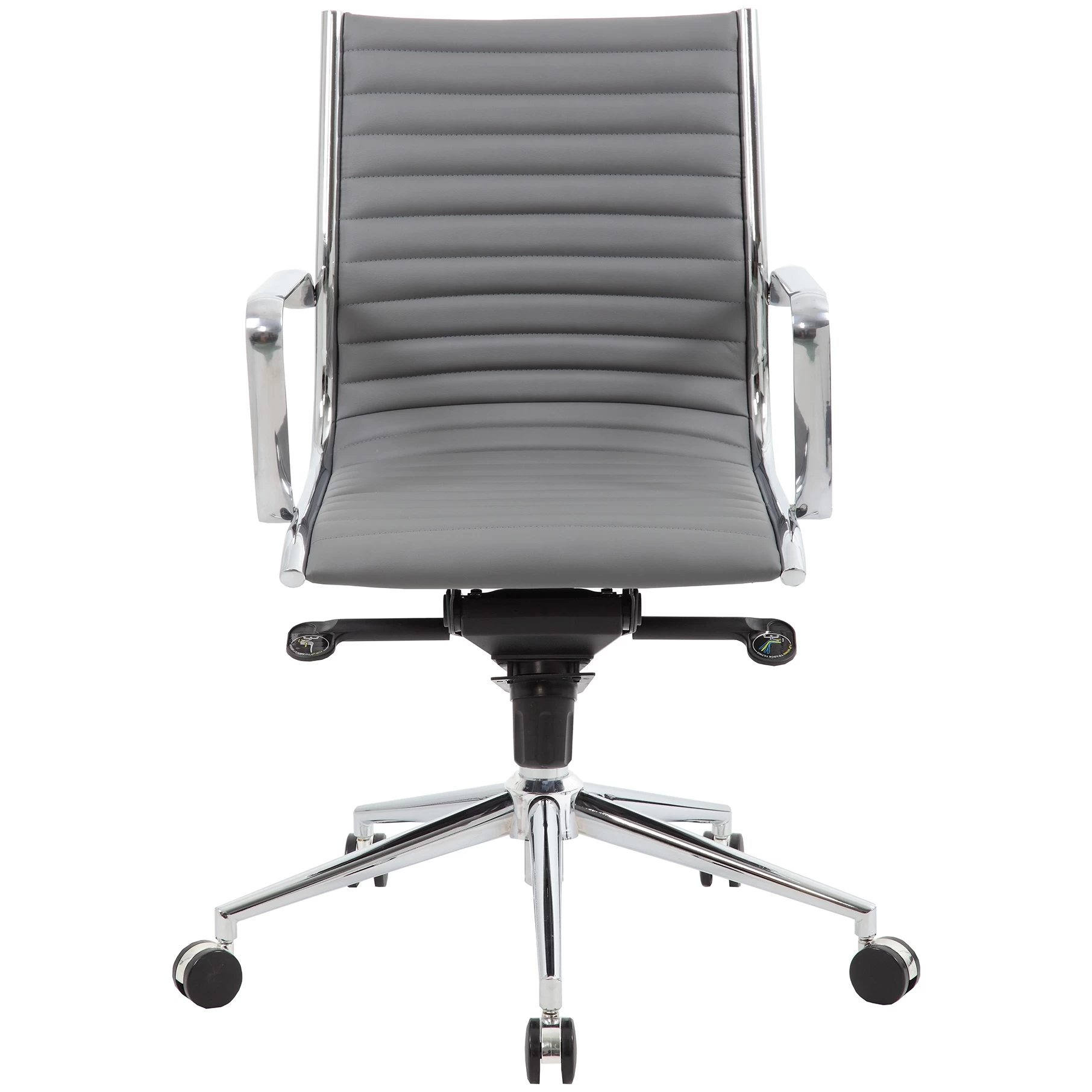 Abbey Medium Back Leather Office Chairs 6 Abbey Medium Back Leather Office Chairs - Image 6