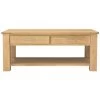 Cavalli Solid Oak 4 Drawer Coffee Table