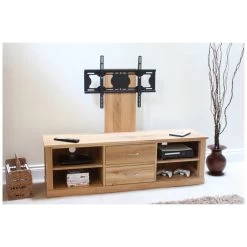 Cavalli Solid Oak Widescreen TV Cabinet -Home-Furniture 073551