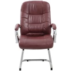 Verona Leather Visitor Chairs -Home-Furniture 074587