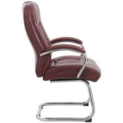 Verona Leather Visitor Chairs -Home-Furniture 074588