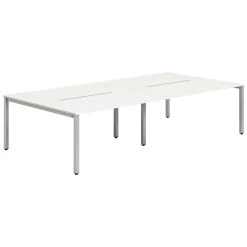 NEXT DAY InterAct Sliding Top Back To Back 4 Person Bench Desk -Home-Furniture 076122