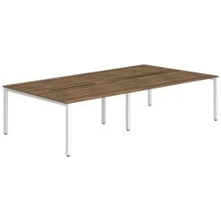 NEXT DAY InterAct Sliding Top Back To Back 4 Person Bench Desk