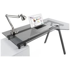 Arctic Ergo Glass Computer Desk 9 Arctic Ergo Glass Computer Desk -Home-Furniture 076771