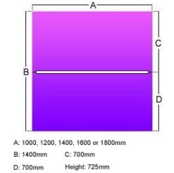 Unity Back To Back Compact Extension Bench Desk -Home-Furniture 078185