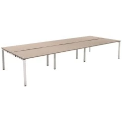 Unity Back To Back 1400W Compact Bench Desks -Home-Furniture 078231