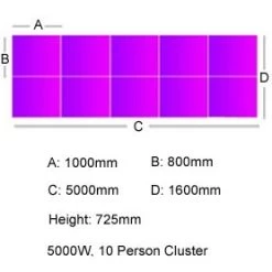 Unity Back To Back Bench Desk Cluster 1 -Home-Furniture 078427