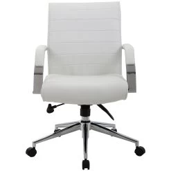 Identity Medium Back Leather Manager Chair -Home-Furniture 083410
