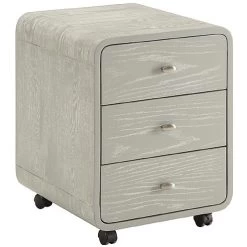 Spectrum Grey Real Wood Veneer Pedestal