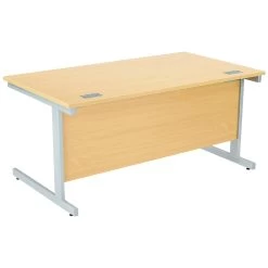 Commerce II Rectangular Desks With Mobile Pedestal -Home-Furniture 085394