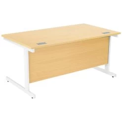 Commerce II Rectangular Desks With Mobile Pedestal -Home-Furniture 085395