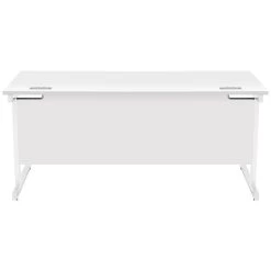 Commerce II Rectangular Desks With Desk High Pedestal -Home-Furniture 085419