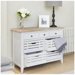 Autograph Solid Wood Small Sideboard With Drawers 10 Autograph Solid Wood Small Sideboard With Drawers -Home-Furniture 085679