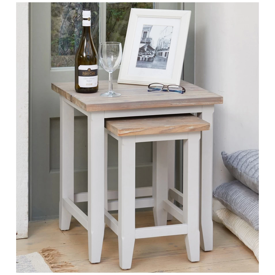 Autograph Solid Wood Nest Of Tables 1 Autograph Solid Wood Nest Of Tables