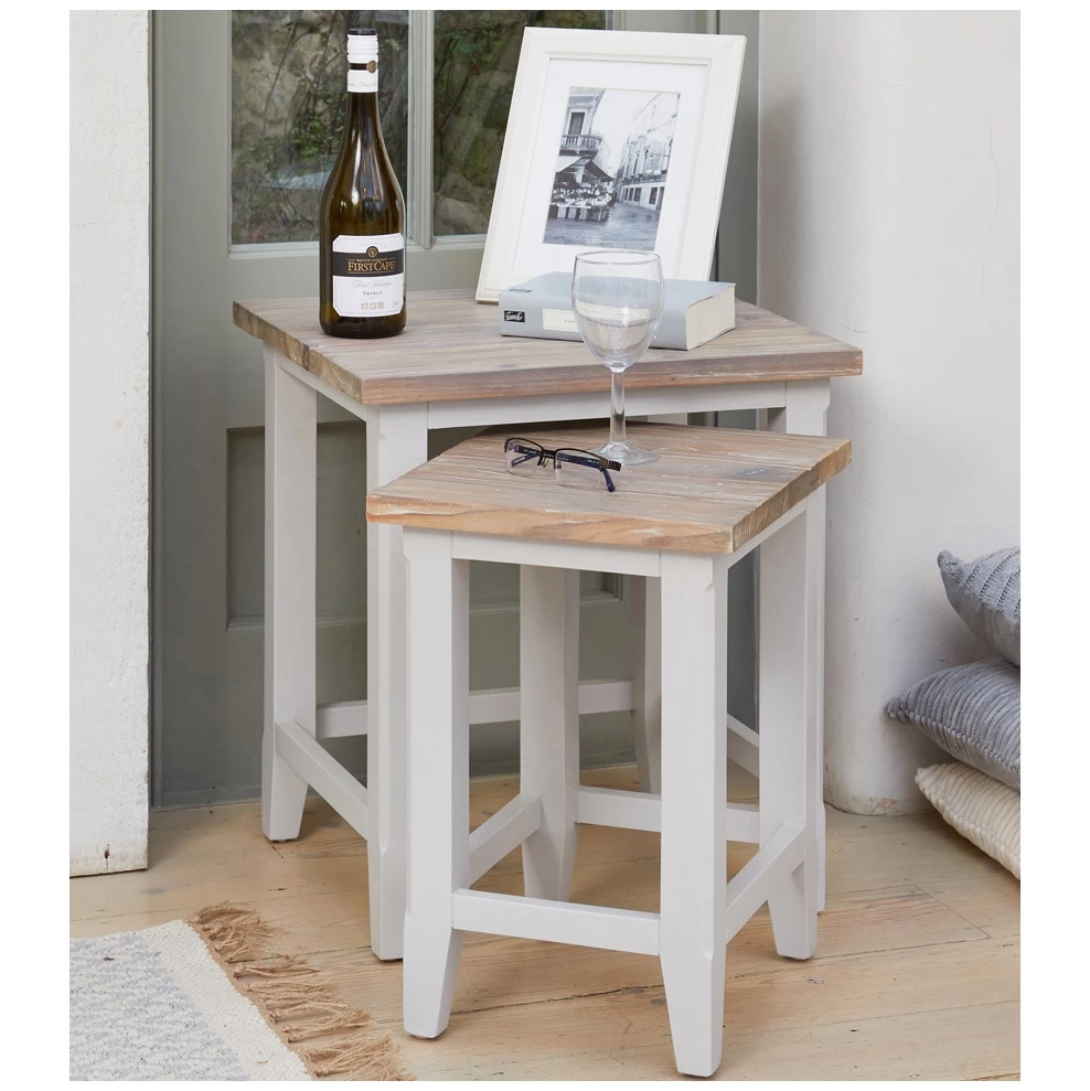 Autograph Solid Wood Nest Of Tables 2 Autograph Solid Wood Nest Of Tables - Image 2