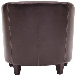 Paisley Bonded Leather Tub Chair 7 Paisley Bonded Leather Tub Chair -Home-Furniture 089249