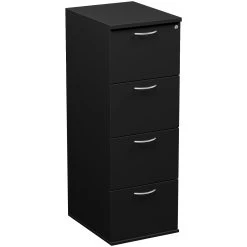 Eclipse Essential Black Filing Cabinets -Home-Furniture 089297