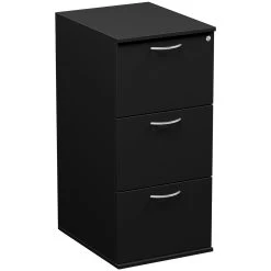 NEXT DAY Eclipse Essential Black Filing Cabinets -Home-Furniture 089301
