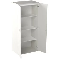 Vogue Essential White Office Cupboards -Home-Furniture 089352