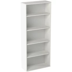 Vogue Essential White Office Bookcases -Home-Furniture 089353