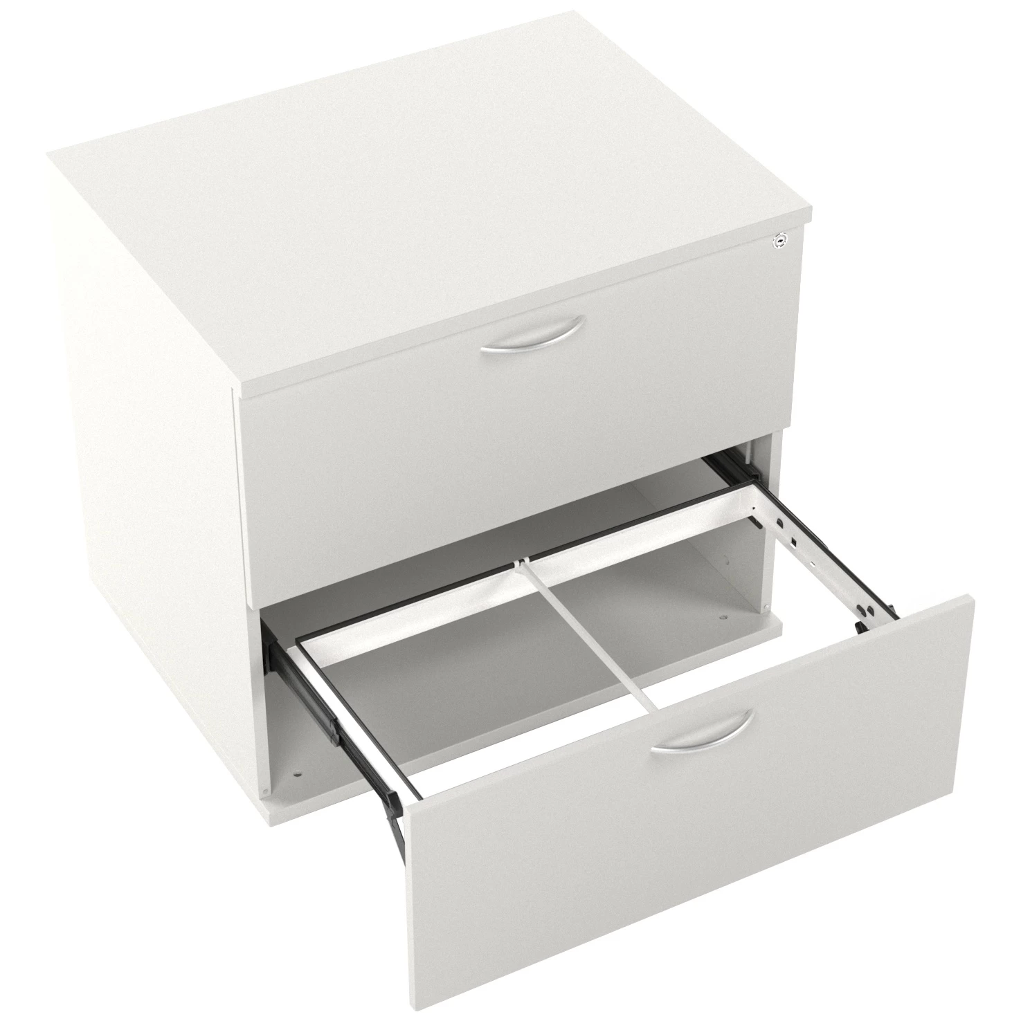 Vogue Essential White Desk High Side Filer 2 Vogue Essential White Desk High Side Filer - Image 2