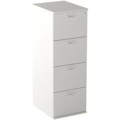 NEXT DAY Vogue Essential White Filing Cabinets -Home-Furniture 089382