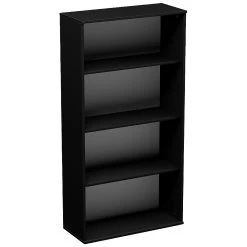 NEXT DAY Eclipse Essential Black Office Bookcases -Home-Furniture 089726