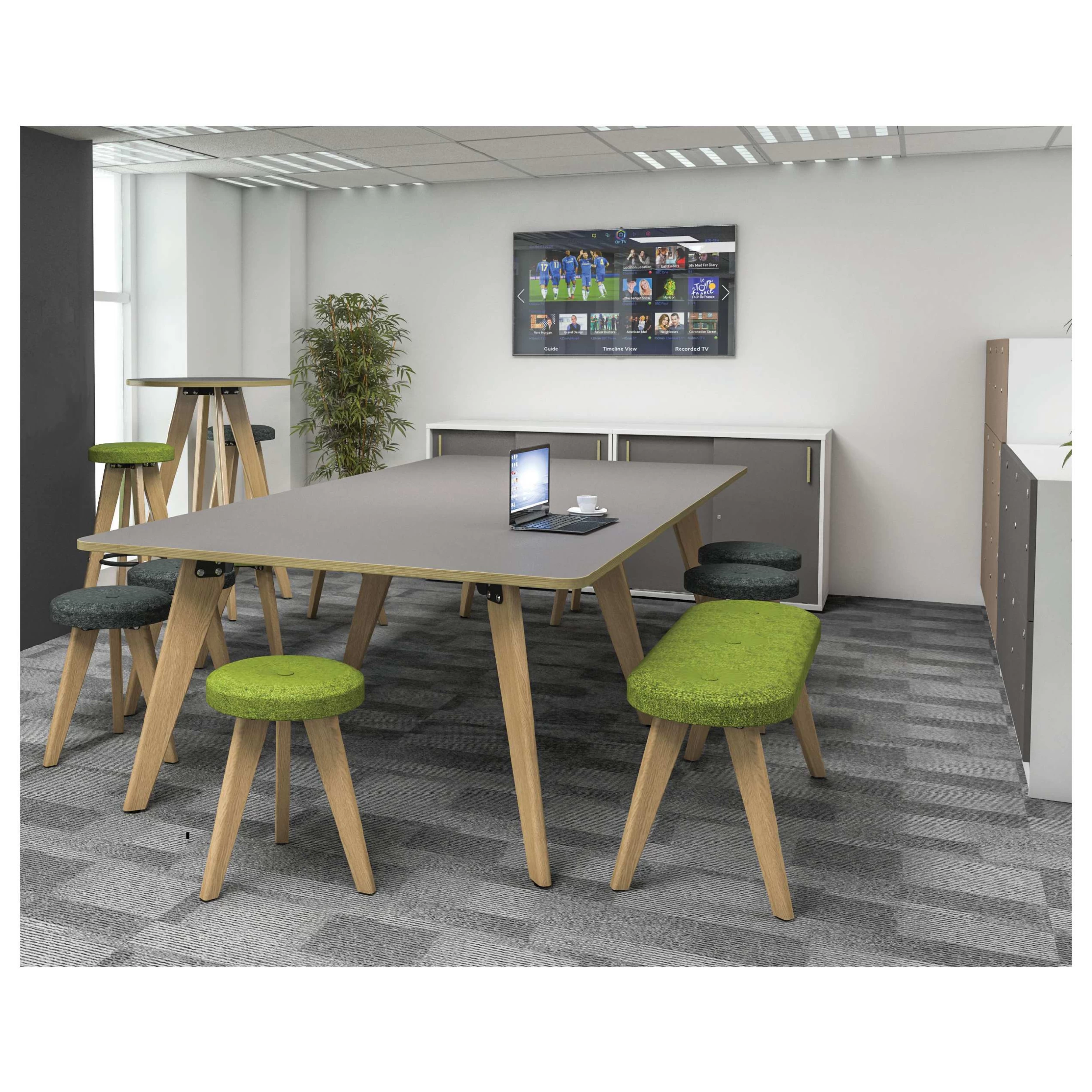 Artemis Compact Boat Shaped Meeting Tables 3 Artemis Compact Boat Shaped Meeting Tables - Image 3