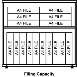 Solar Essential Desk High Bookcases 3 Solar Essential Desk High Bookcases - Image 3