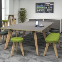 Artemis Compact Radius Meeting Tables 8 Artemis Compact Radius Meeting Tables -Home-Furniture 091148