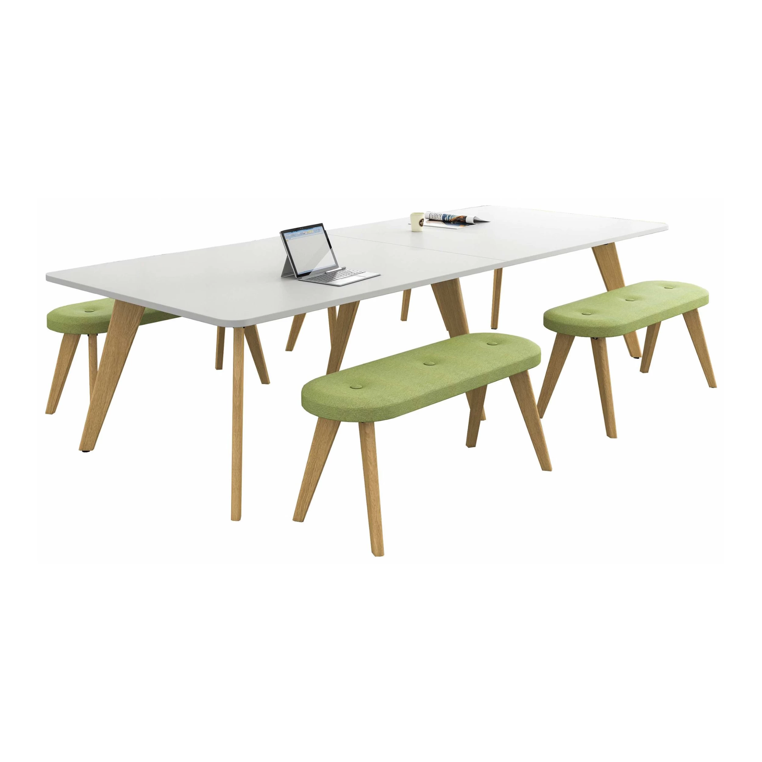 Artemis Compact Boat Shaped Meeting Tables 7 Artemis Compact Boat Shaped Meeting Tables - Image 7
