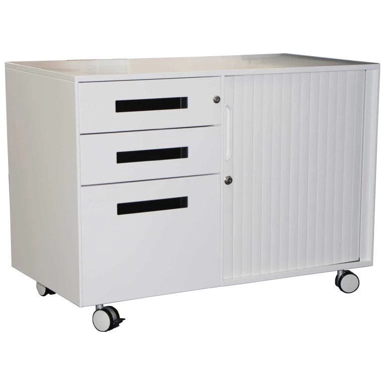 Prism Steel Mobile Pedestal And Tambour Unit Lowest price HomeFurniture