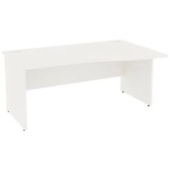NEXT DAY Vogue White Wave Panel End Desks
