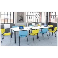 Presence Rectangular Meeting Tables 1000D -Home-Furniture 094563