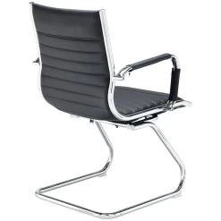 Bari Faux Leather Visitor Chair 5 Bari Faux Leather Visitor Chair -Home-Furniture 094666
