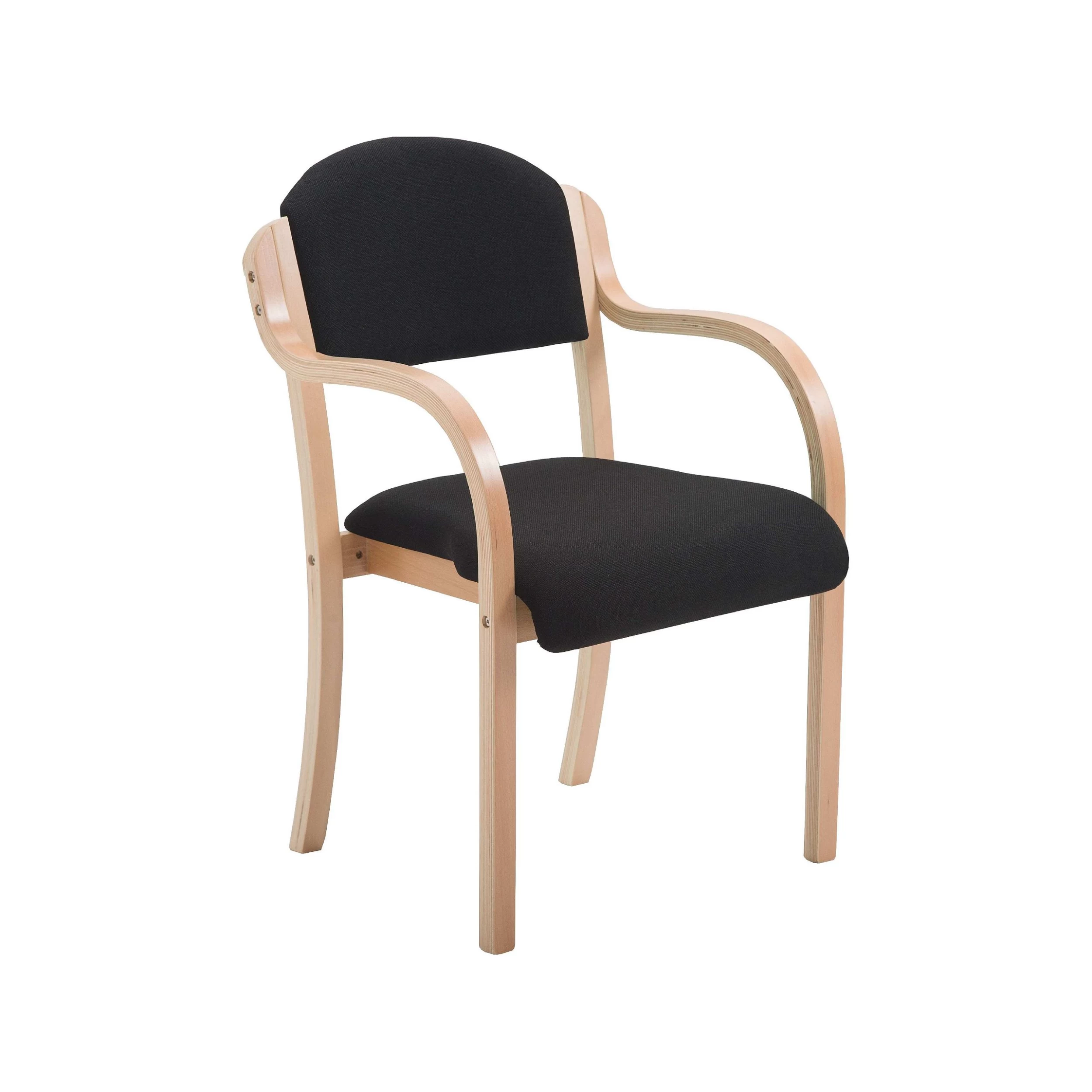 Devonshire Wooden Frame Stacking Armchairs 4 Devonshire Wooden Frame Stacking Armchairs - Image 4