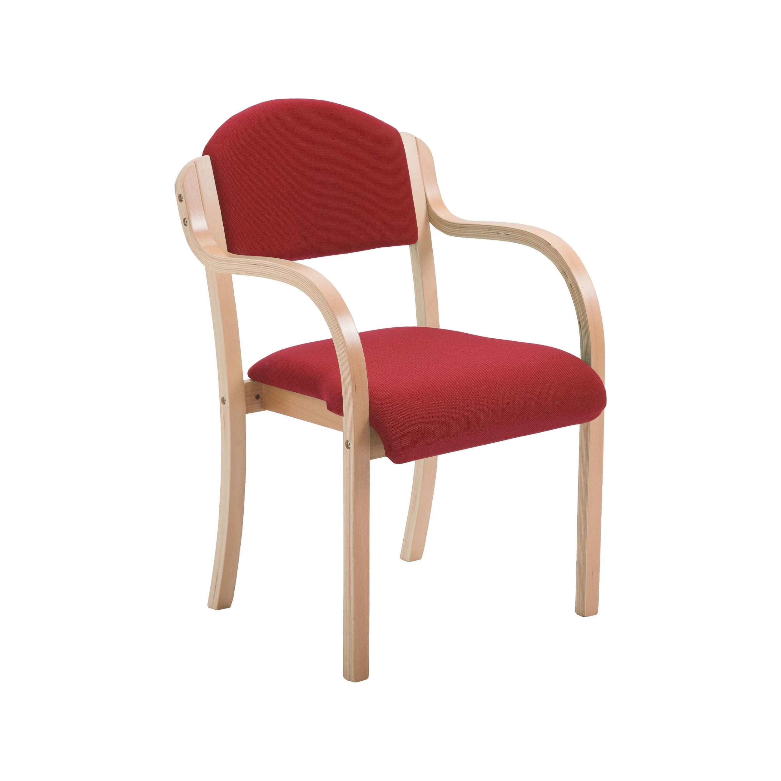Devonshire Wooden Frame Stacking Armchairs 2 Devonshire Wooden Frame Stacking Armchairs - Image 2