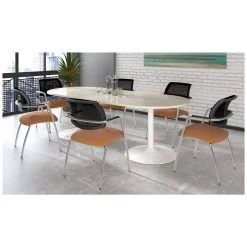 Reunion D-End Boardroom Table -Home-Furniture 096544