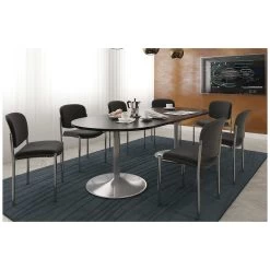 Reunion D-End Boardroom Table -Home-Furniture 096545