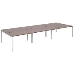 Parallel Triple Back To Back Bench Desk -Home-Furniture 100173