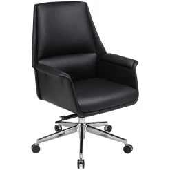 Porto Medium Back Bonded Leather Manager Chair