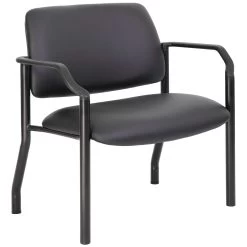 Omega 35 Stone Vinyl Visitor Chair -Home-Furniture 100779