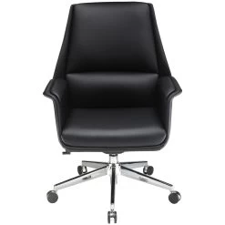 Porto Medium Back Bonded Leather Manager Chair -Home-Furniture 100816