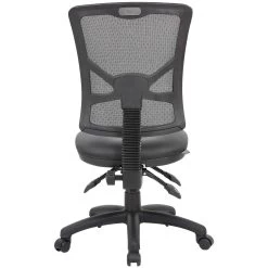 Comfort Ergo 3-Lever Mesh And Leather Operator Chair -Home-Furniture 100823