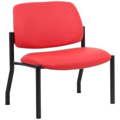 Omega 35 Stone Vinyl Visitor Chair -Home-Furniture 100865