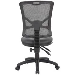 Comfort Ergo 2-Lever Mesh And Leather Operator Chair -Home-Furniture 100930