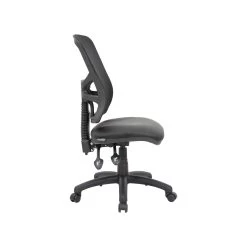 Comfort Ergo 2-Lever Mesh And Leather Operator Chair -Home-Furniture 100932